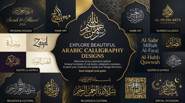 Featured image banner for Arabic calligraphy design ideas gallery